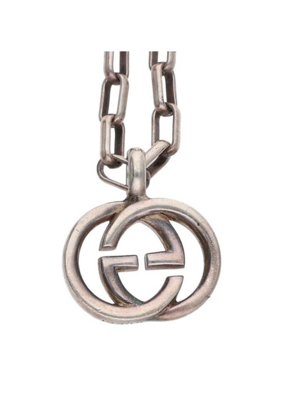 Gucci Interlocking Necklace Silver - Picture 3 of 5